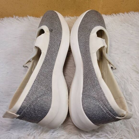 Comfortview Grey and White Mary Jane Emmy Sneakers- Size 9 - Picture 6 of 8